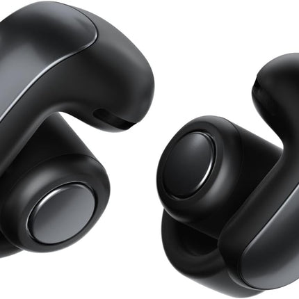 Bose Ultra Open Earbuds - Bluetooth Open Ear Earbuds with OpenAudio for Awareness, Clip-On Design for Comfort, Water Resistant, Up to 48 Hrs of Playtime, Black