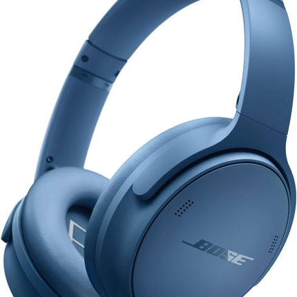 Bose QuietComfort Headphones - Wireless Bluetooth Headphones, Active Over Ear Noise Cancelling and Mic, USB-C Charging, Deep Bass, Up to 24 Hours of Playtime, Blue Dusk